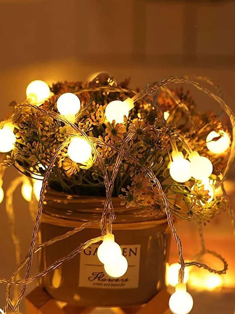 Buy Homesake Yellow Ball LED Lights String Lights 5Mtrs String Lights for Unisex 21088790 Myntra