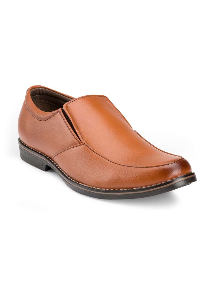 Buy Escaro Men Tan Brown Formal Slip Ons Formal Shoes for Men 2110432 Myntra