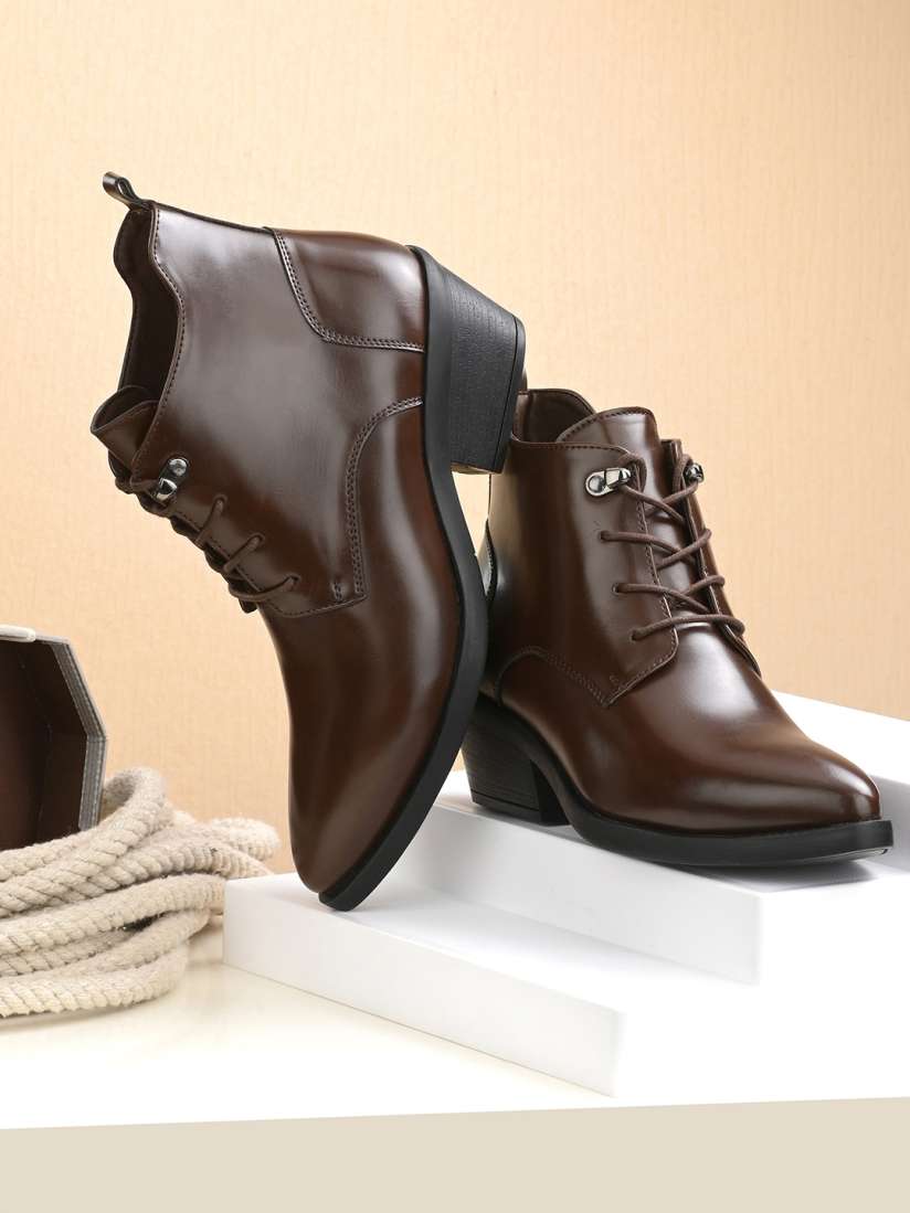Women's lace up biker boots sales