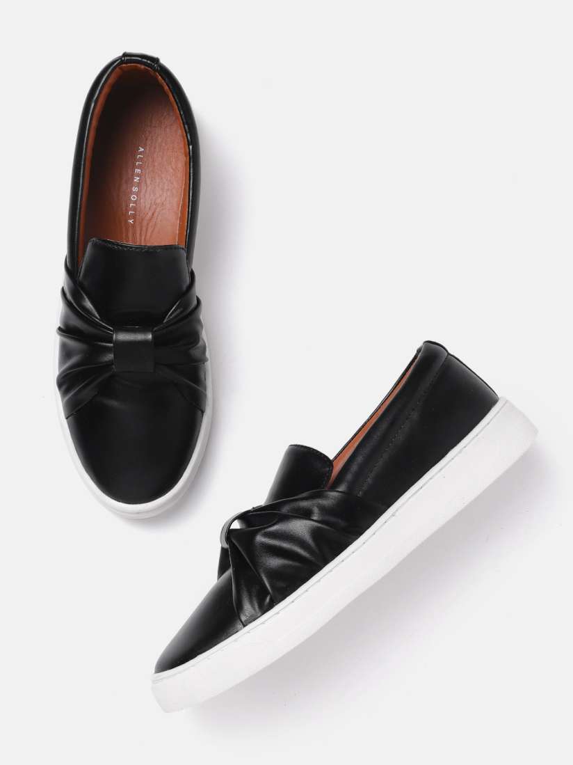 Buy Allen Solly Women Slip On Sneakers with Bow Detail Casual Shoes for Women 21107746 Myntra