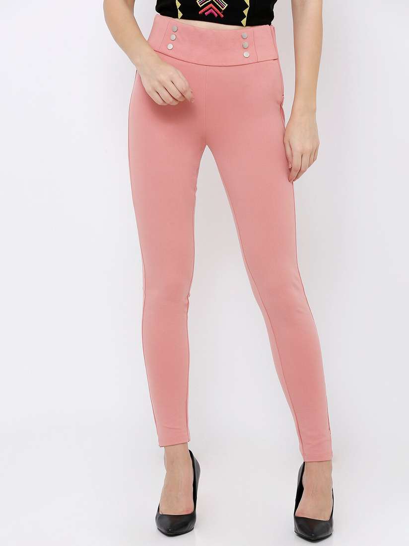 Buy Kraus Jeans Skinny Fit Treggings Jeggings for Women 21108520 - Main Image