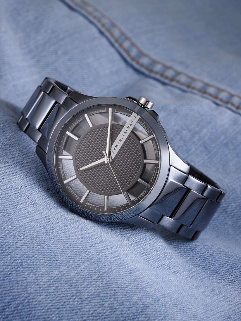 Buy Armani Exchange Men Grey HAMPTON Analogue Watch AX2401 Watches for Men 2111115 Myntra