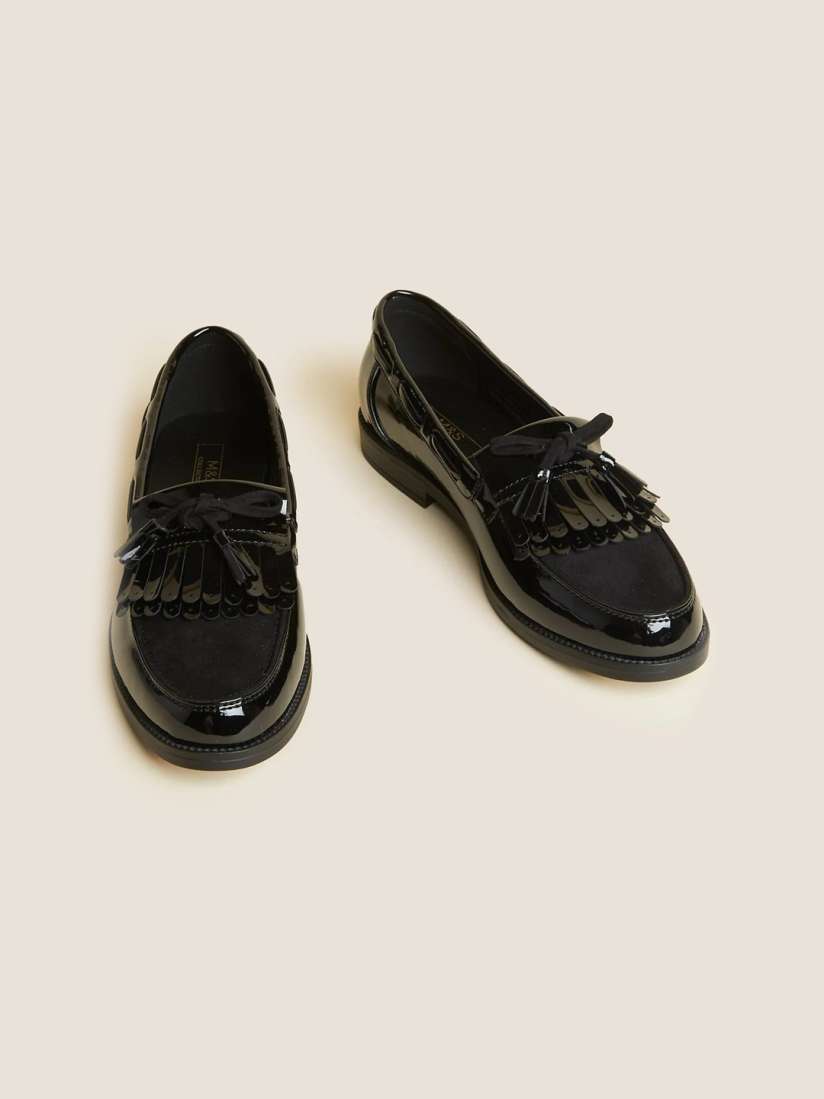 Buy Marks Spencer Women Tassel Leather Loafers Casual Shoes for Women 21112574 Myntra