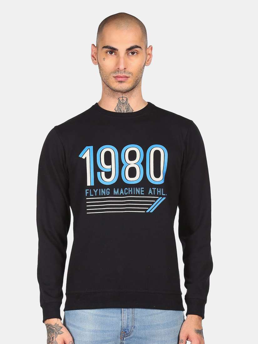 Buy Flying Machine Men Printed Sweatshirt Sweatshirts for Men 21113524 Myntra