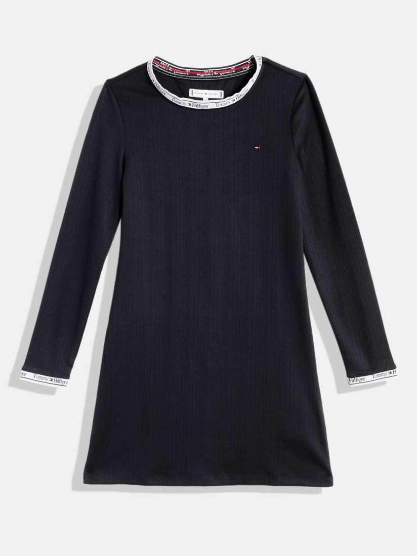 Long sleeve tommy hilfiger dress clearance