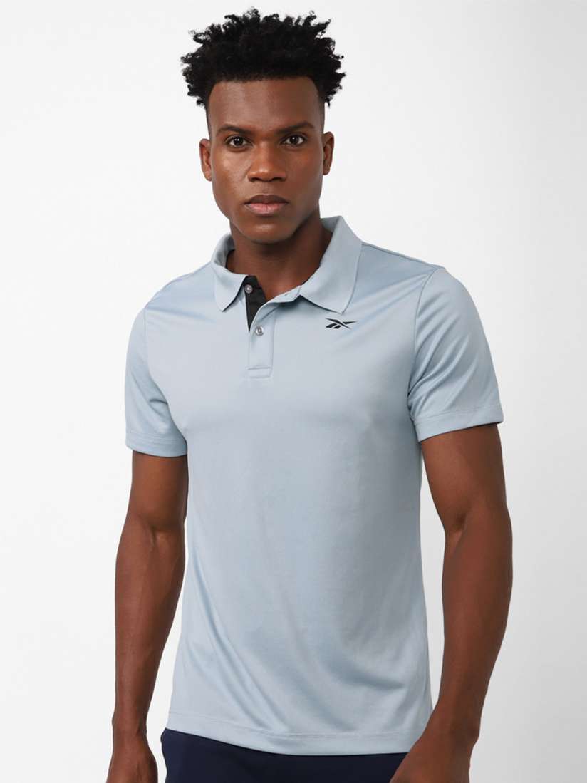 Reebok t shirts with collar cheap