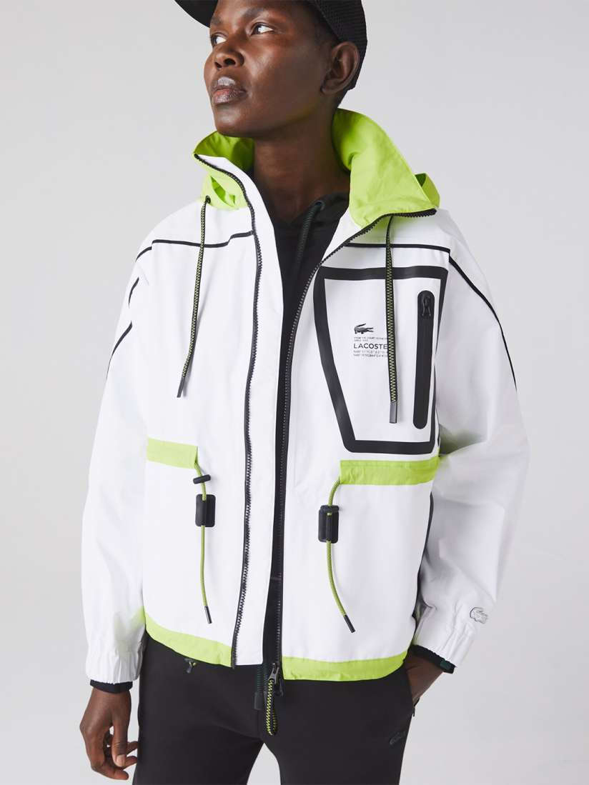 Buy Lacoste Women Colourblocked Nylon Hooded Bomber Jacket Jackets for Women 21120436 Myntra