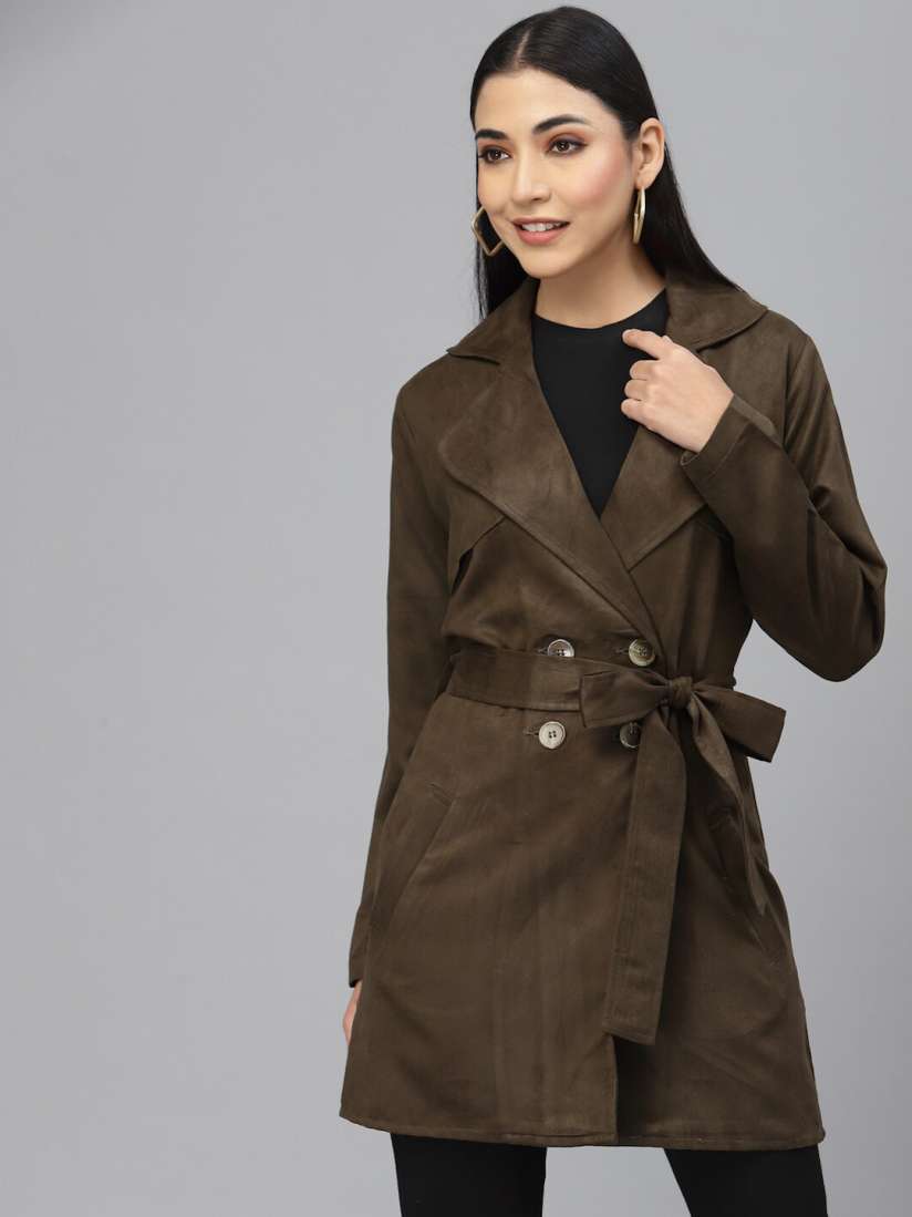 Trench coat myntra best sale