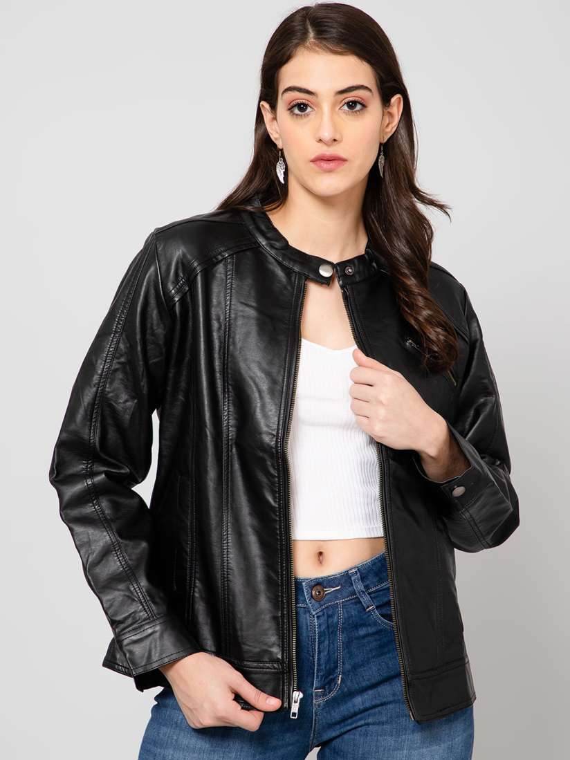 Buy Crozo By Cantabil Women Lightweight Biker Jacket Jackets for Women 21122308 Myntra
