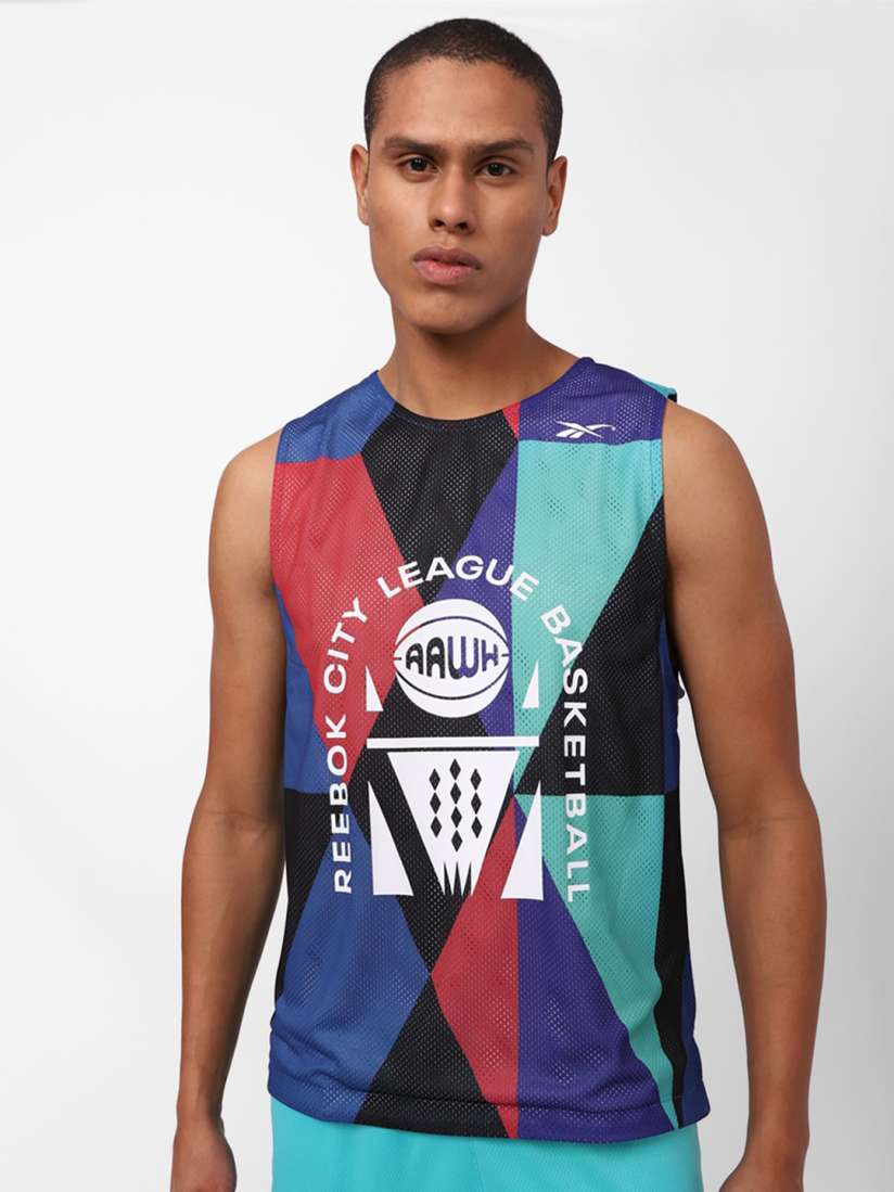 Buy Reebok Men Sleeveless Typography Printed T shirt Tshirts for Men 21123866 Myntra