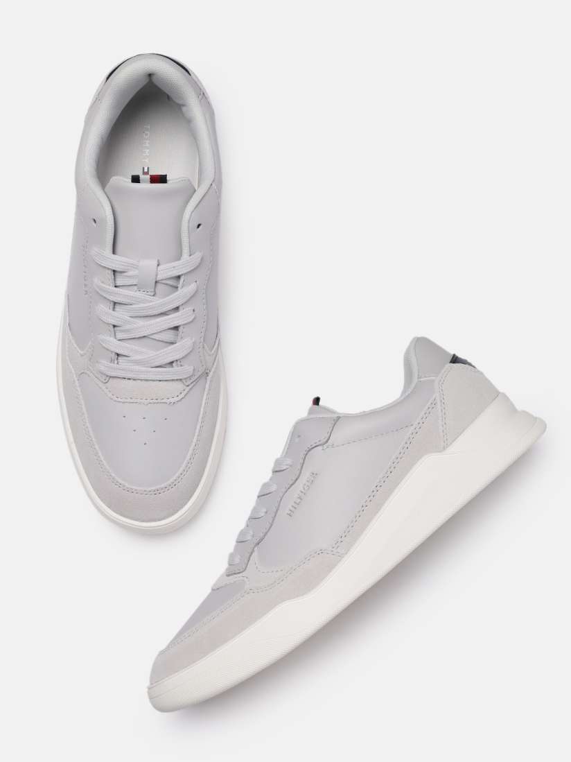 Buy Tommy Hilfiger Men Perforated Leather Sneakers Casual Shoes for Men 21123918 Myntra