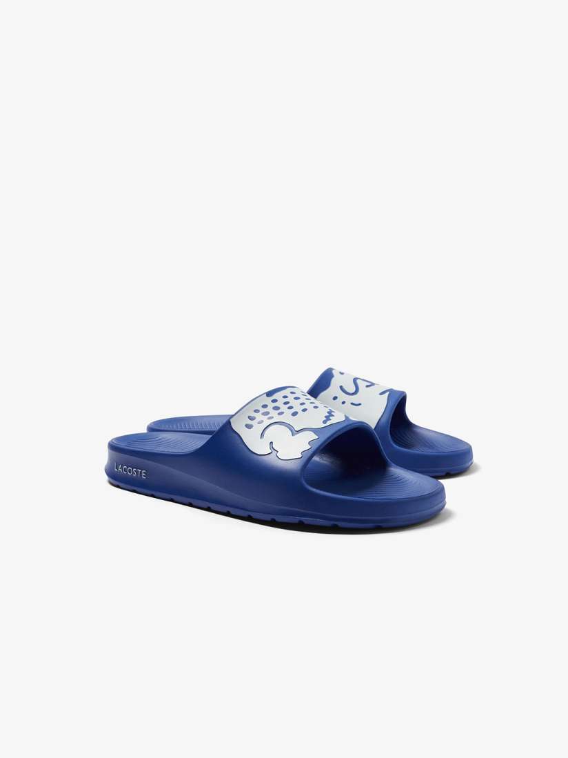 Buy Lacoste Men Croco 2.0 Synthetic Logo Strap Sliders Flip Flops for Men 21126122 Myntra