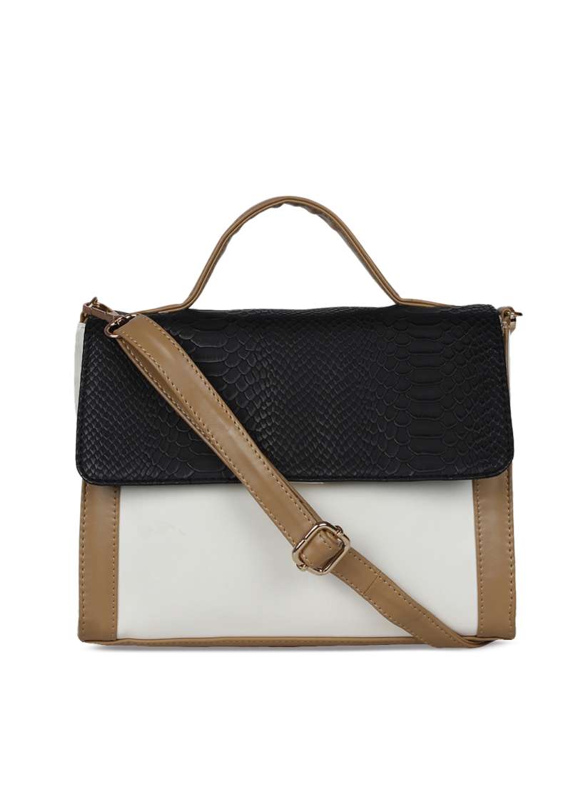 Buy Berrypeckers Black White Colourblocked Sling Bag Handbags for Women 2112837 Myntra