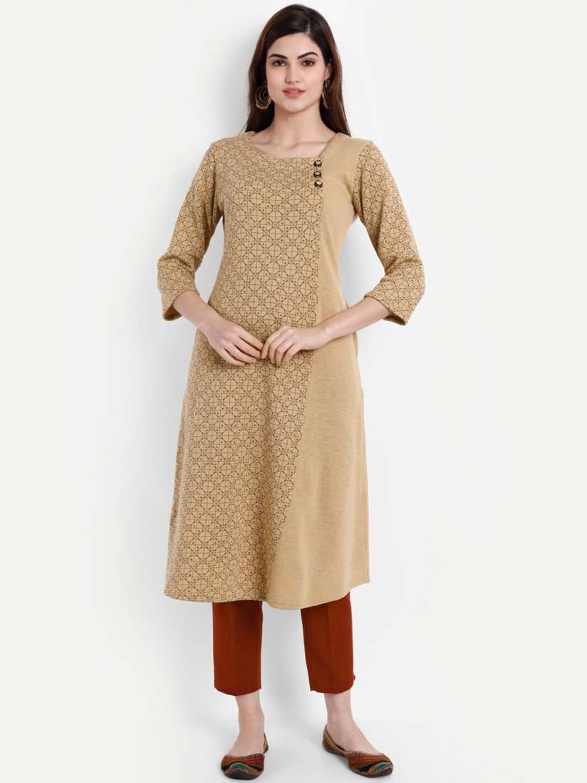Woolen kurta on myntra outlet