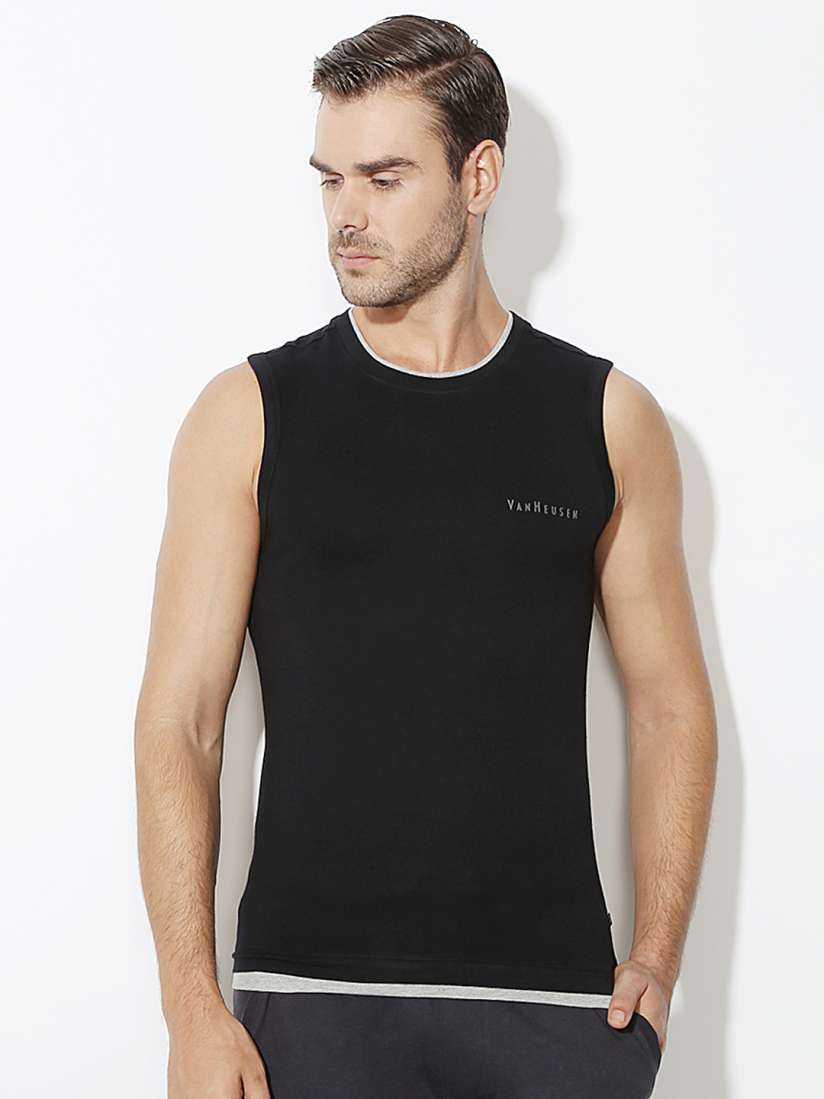Van heusen sleeveless vest on sale