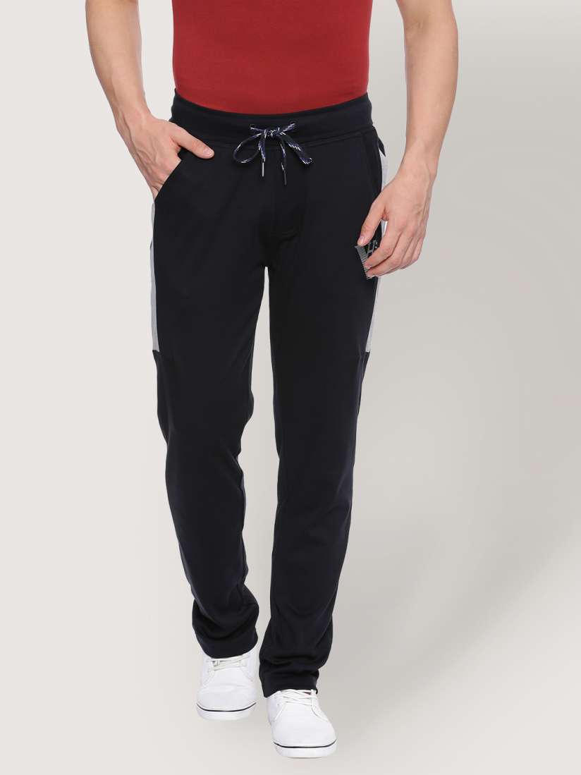 Buy Van Heusen Athleisure Men Solid Smart Tech Easy Stain Release Track Pants Track Pants for Men 2113563 Myntra