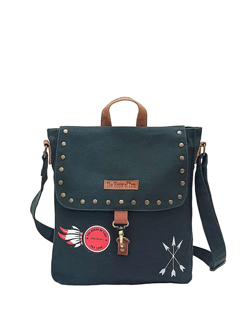 Buy The House of Tara Printed Structured Sling Bag Handbags for Unisex 21146772 Myntra