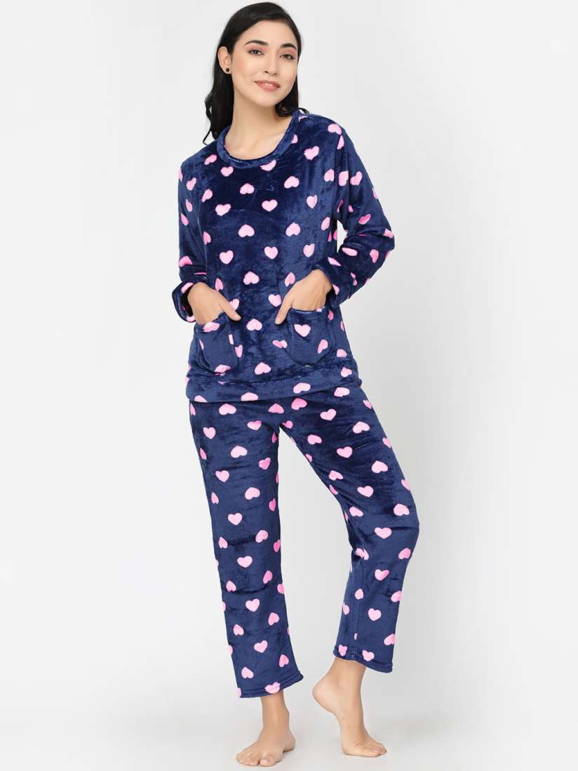 Woollen night suits for ladies cheap