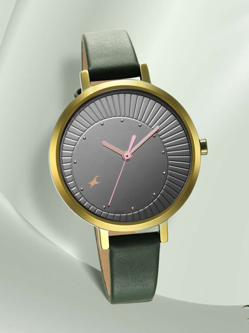 Fastrack leather watches for ladies shop