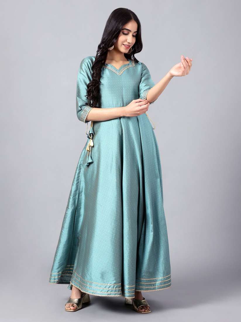 Buy V TRADITION Ethnic Maxi Fit Flare Dress Ethnic Dresses for Women 21160272 Myntra