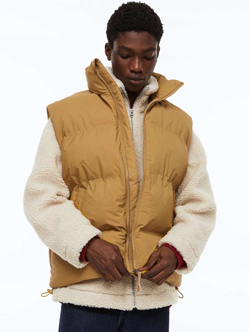 Buy H M Men Water Repellent Puffer Gilet Jackets for Men 21161042 Myntra