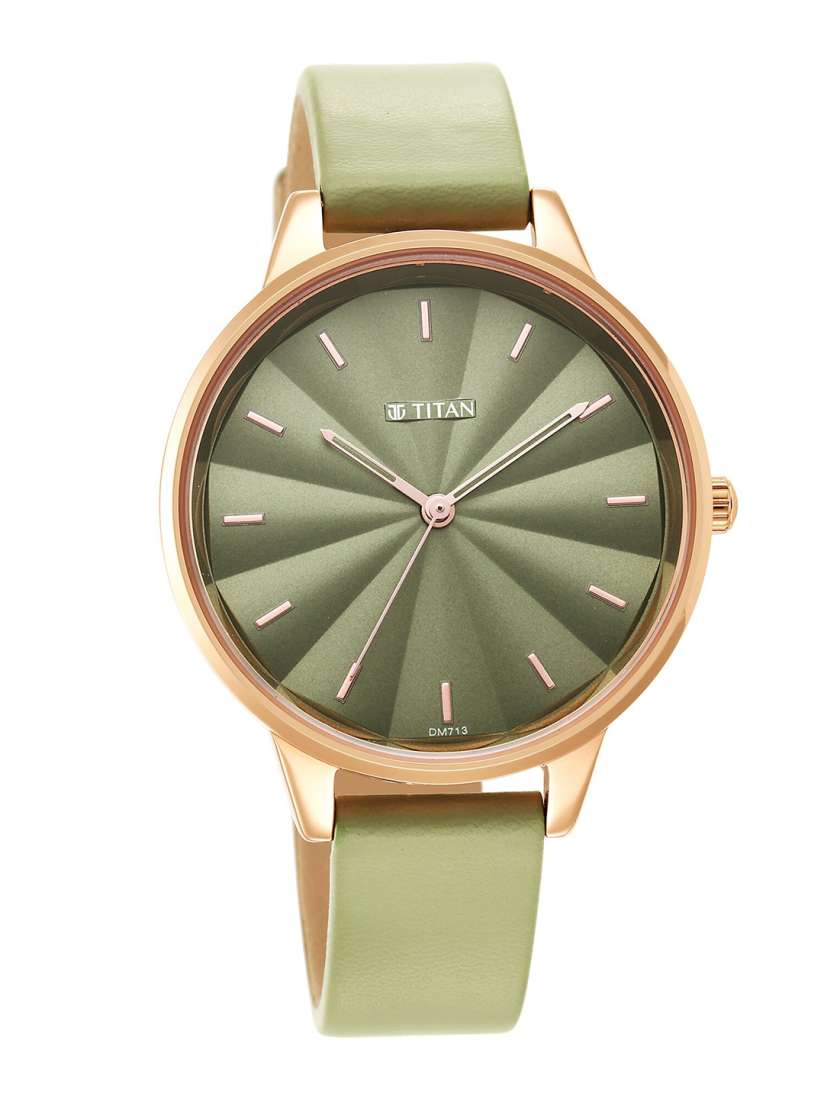 Buy Titan Women Leather Straps Analogue Watch Watches for Women 21161510 Myntra