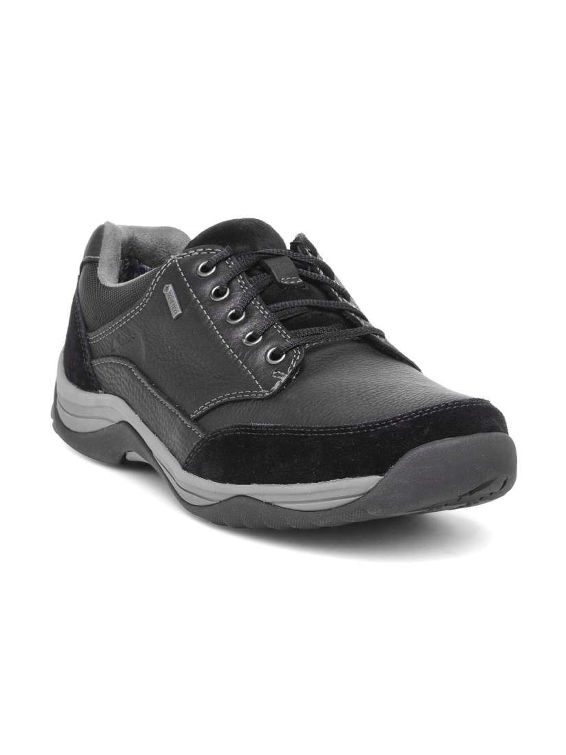 Buy Clarks Men Black Leather Sneakers Casual Shoes for Men 2116209 Myntra