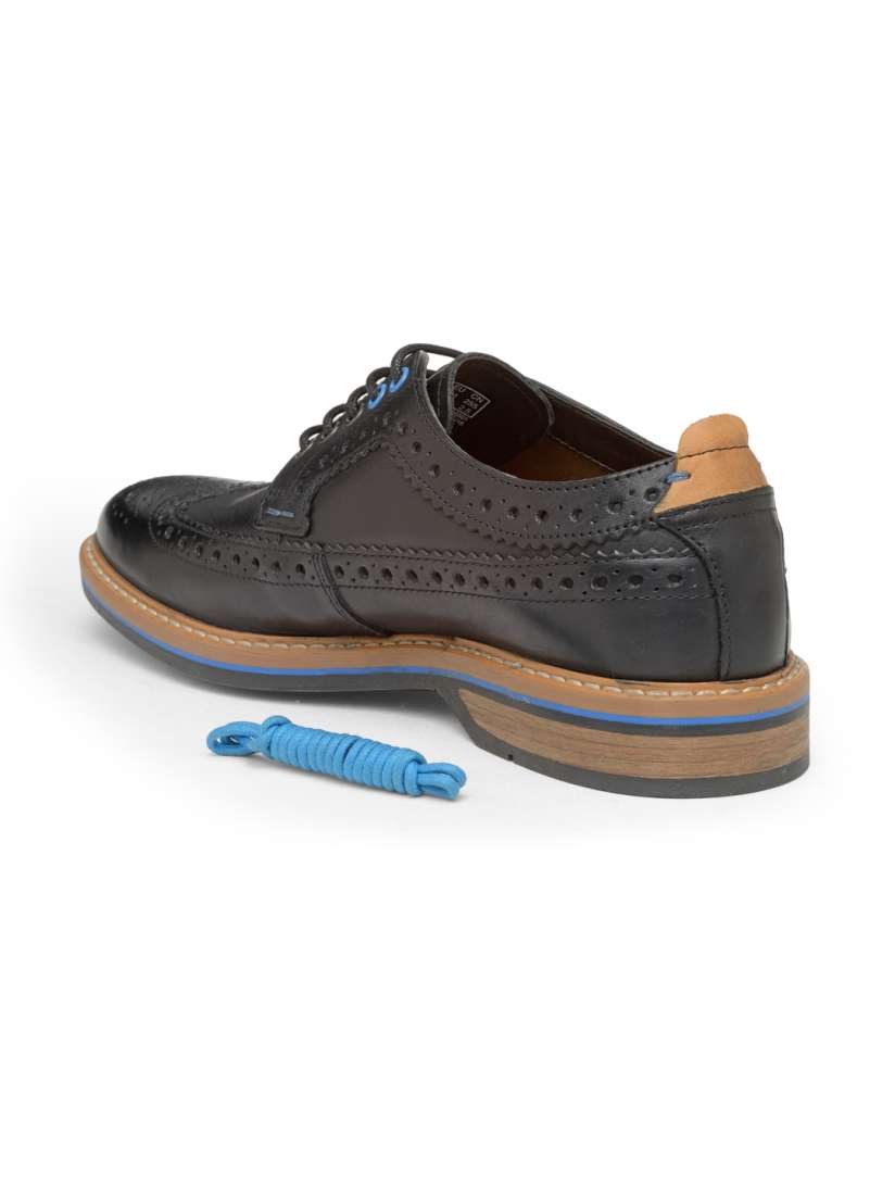 Buy Clarks Men Black Leather Brogues Casual Shoes for Men 2116247 Myntra
