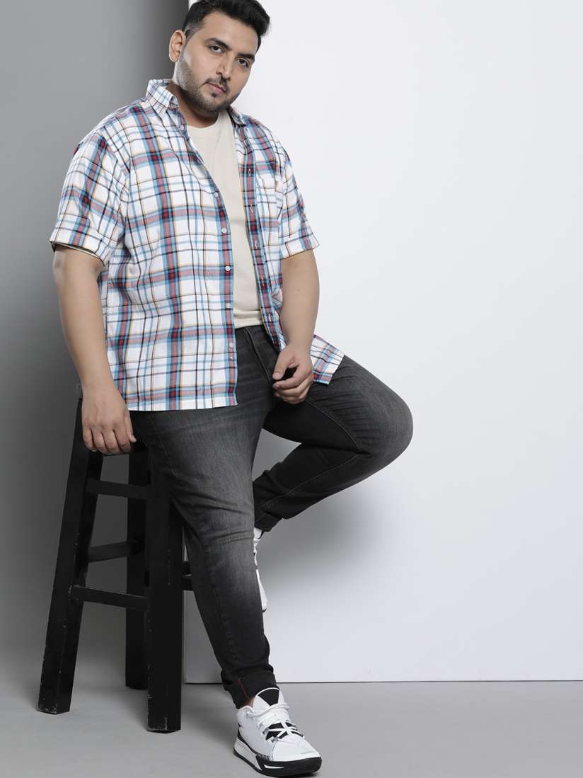 Buy Tommy Hilfiger Men Plus Size Skinny Fit Heavy Fade Stretchable Jeans Jeans for Men 21162944 Myntra