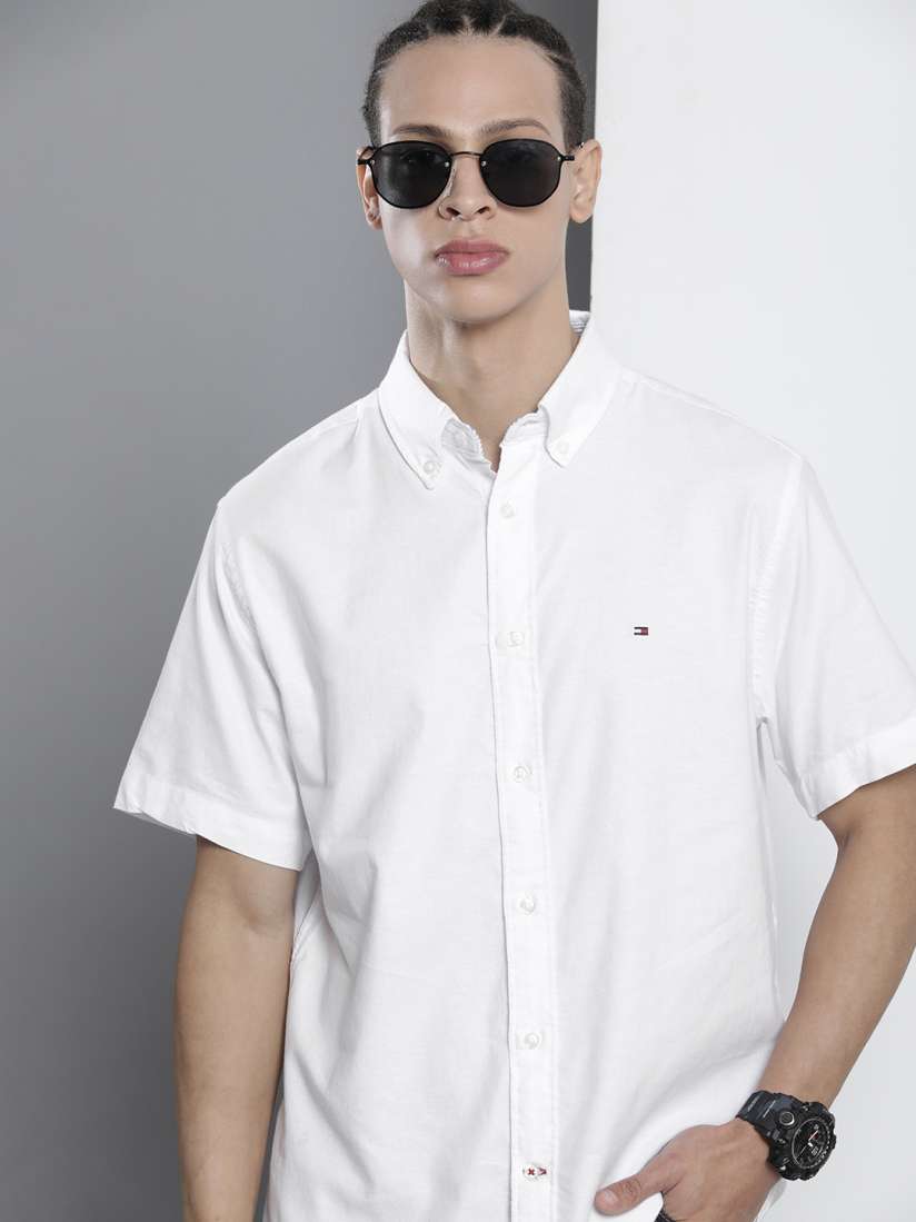 Buy Tommy Hilfiger Men Solid Casual Shirt Shirts for Men 21163068 Myntra