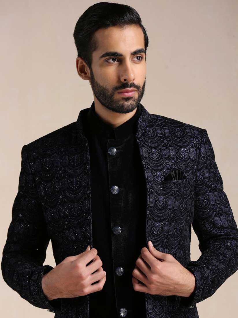 Indo western dress for mens manyavar hotsell