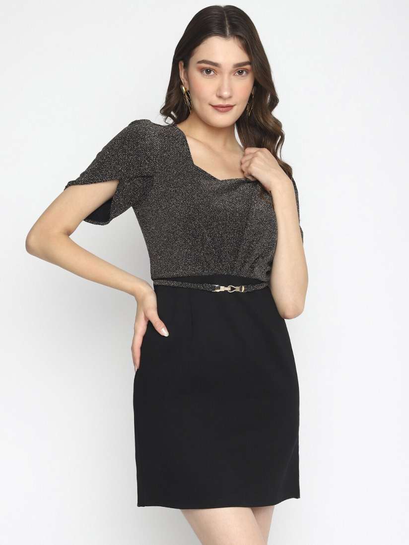 Express tulip sleeve sheath dress on sale