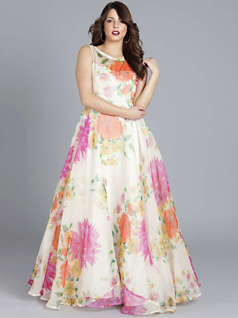 Long gown on myntra online
