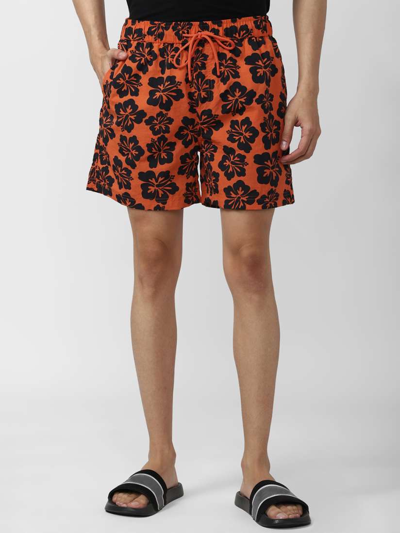 Buy FOREVER 21 Men Floral Printed Nylon Swim Shorts Swim Bottoms for Men 21178940 Myntra