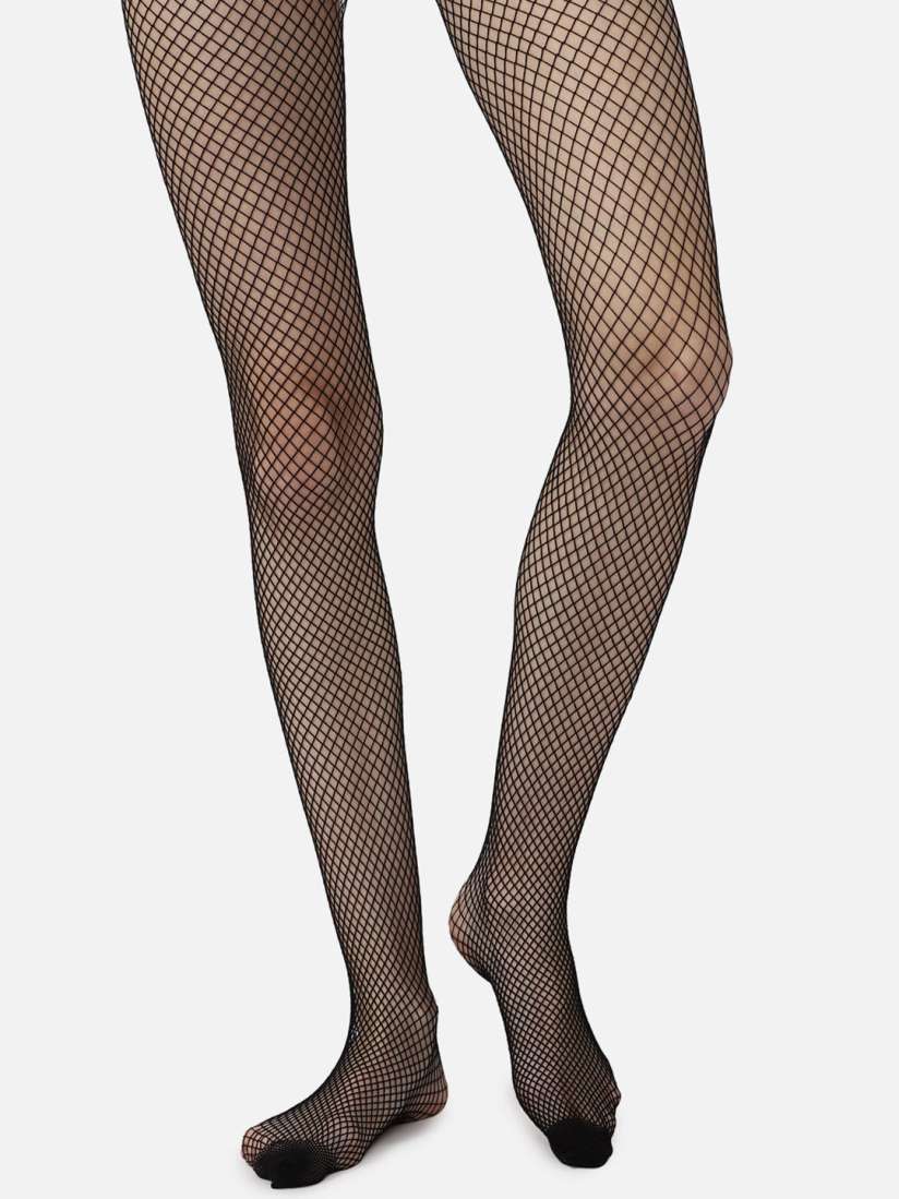 Buy FOREVER 21 Women Semi Sheer Fish Net Stockings Stockings for Women 21180086 Myntra