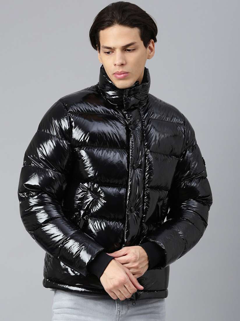 Buy Woods Men Solid Puffer Jacket Jackets for Men 21190284 Myntra
