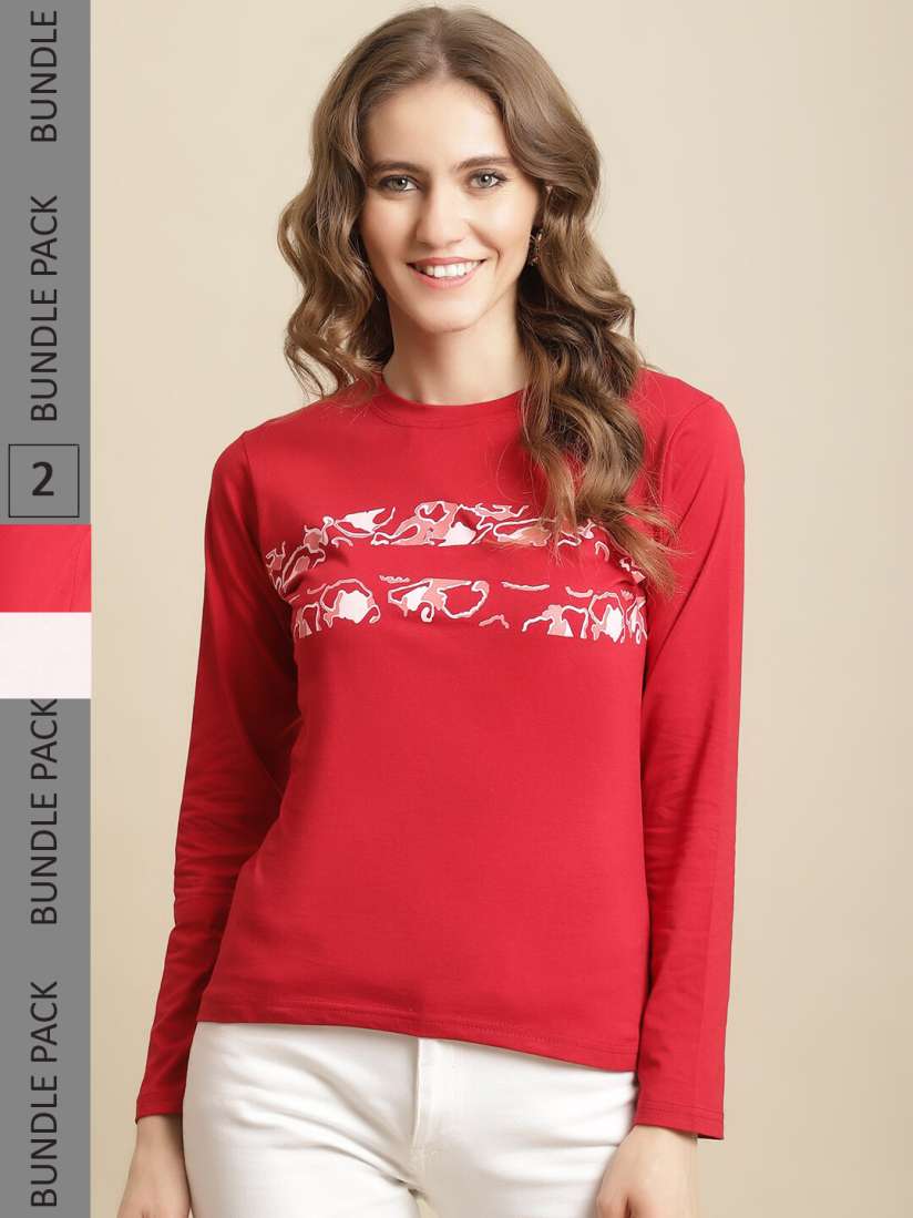 Full sleeve t shirts for womens myntra store