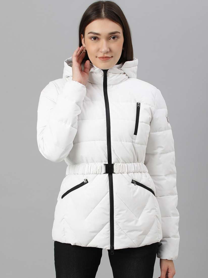 Longline padded jacket womens clearance