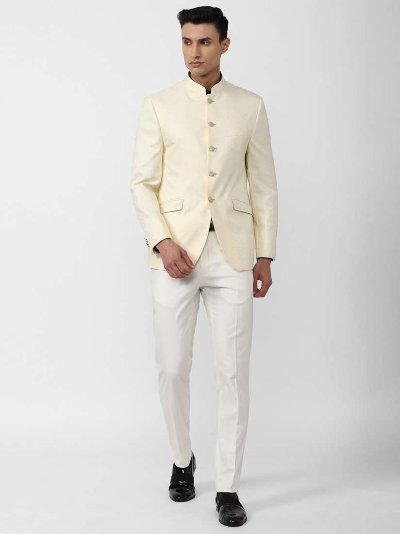 Van heusen bandhgala suits discount