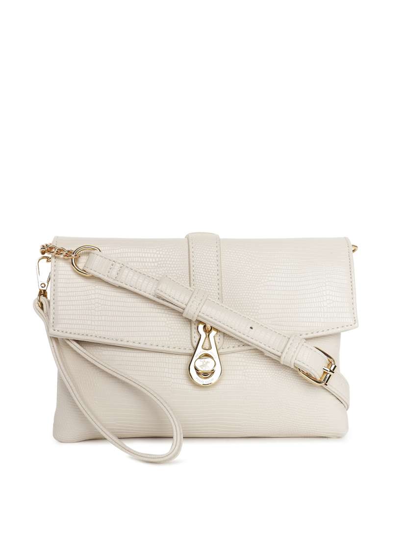 Buy Beverly Hills Polo Club Textured Sling Bag with Adjustable Strap Handbags for Women 21192694 Myntra