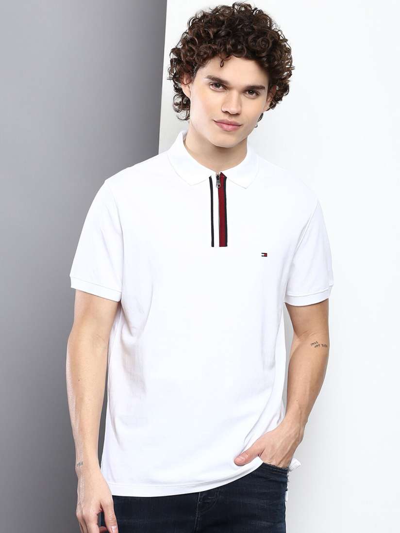 Mandarin collar shirt tommy hilfiger online