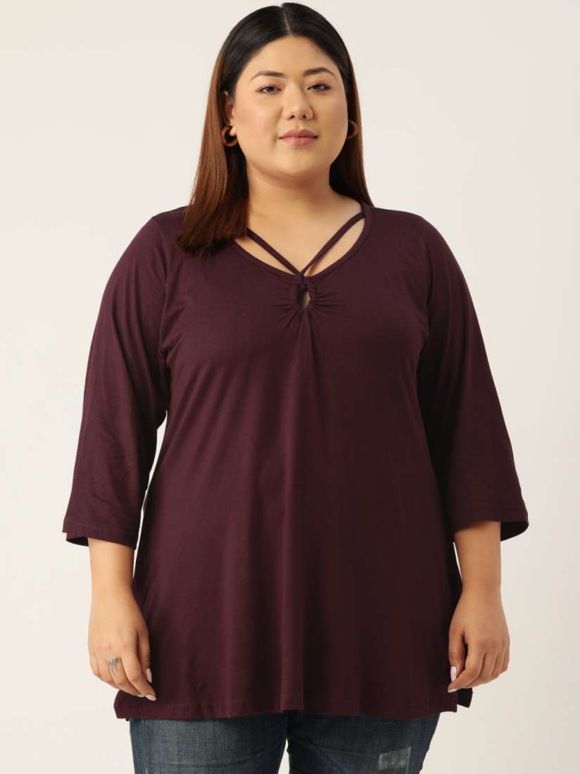 Myntra plus size tops clearance