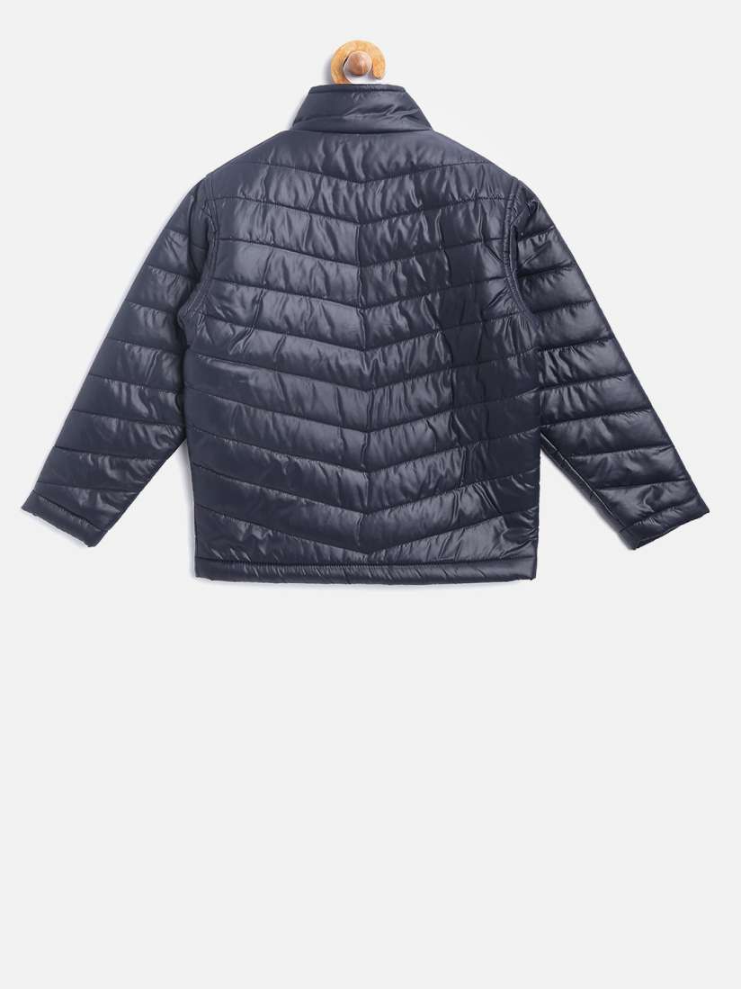 Buy Pepe Jeans Boys Navy Blue Solid Padded Jacket Jackets for Boys 2120447 Myntra