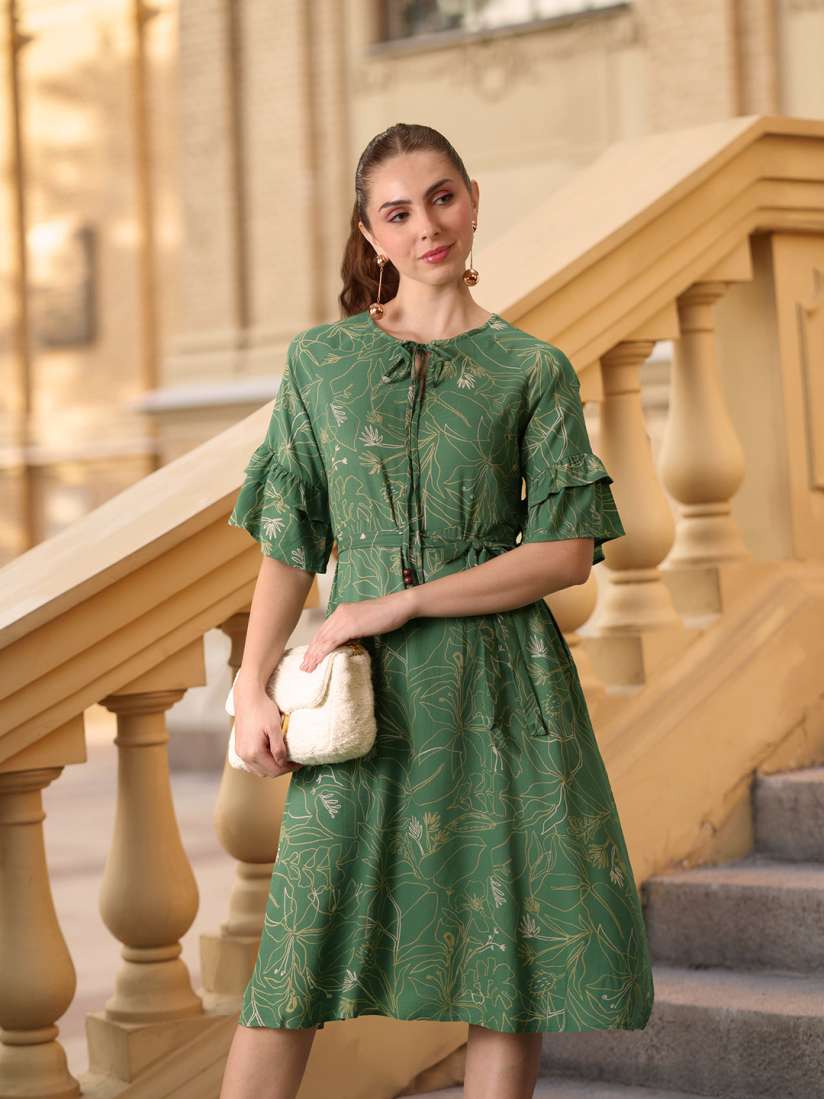Myntra a line dresses shop