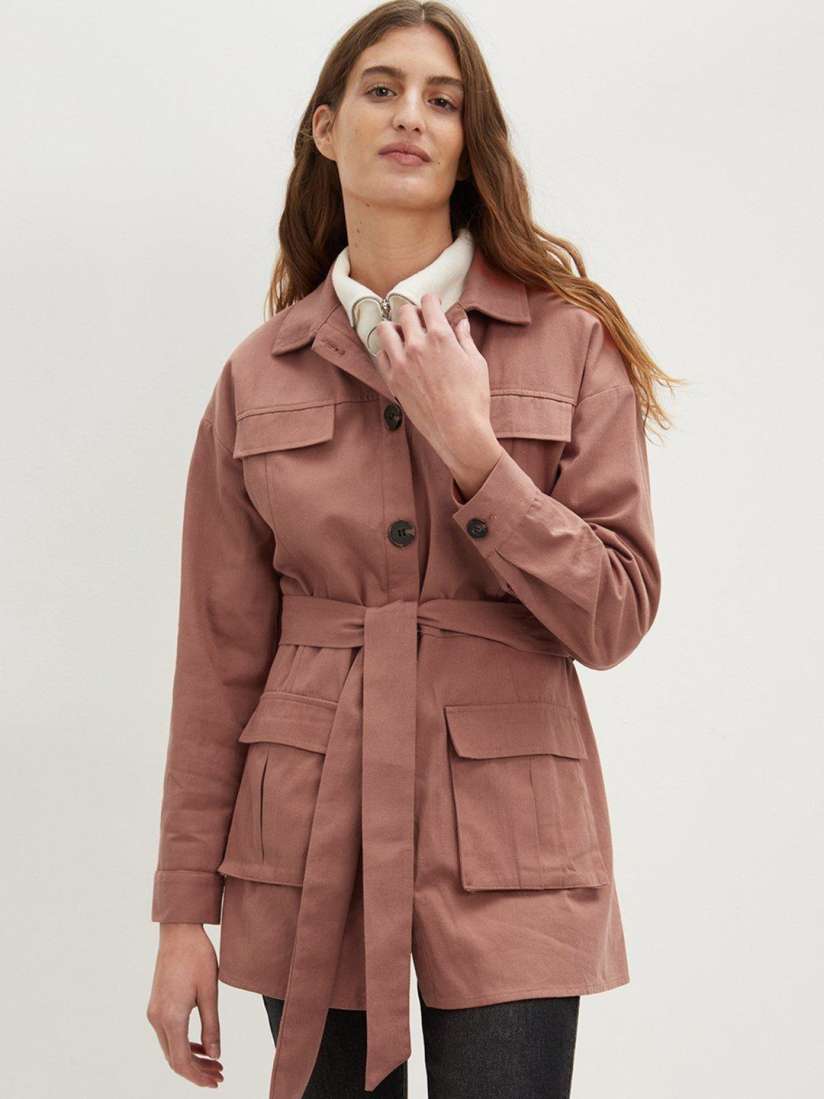 Buy DOROTHY PERKINS Women Cotton Belted Shacket Shirts for Women 21210446 Myntra