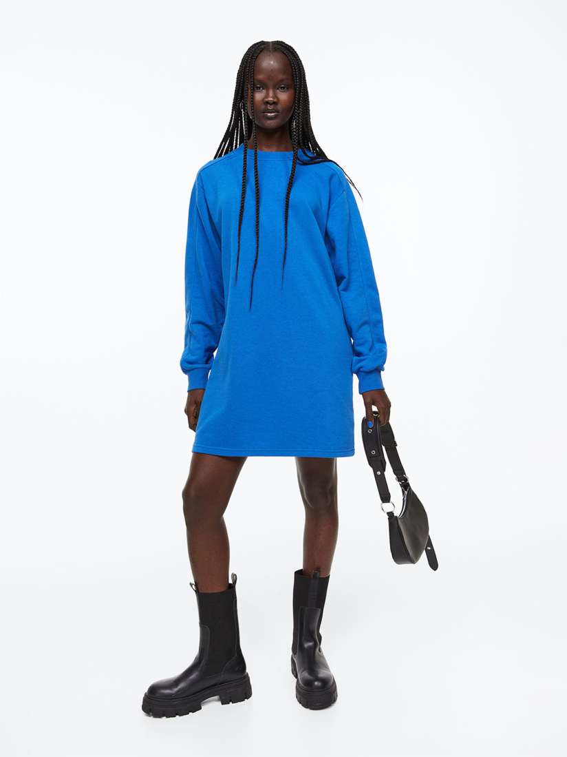 Buy H M Sweatshirt Dress Dresses for Women 21211030 Myntra