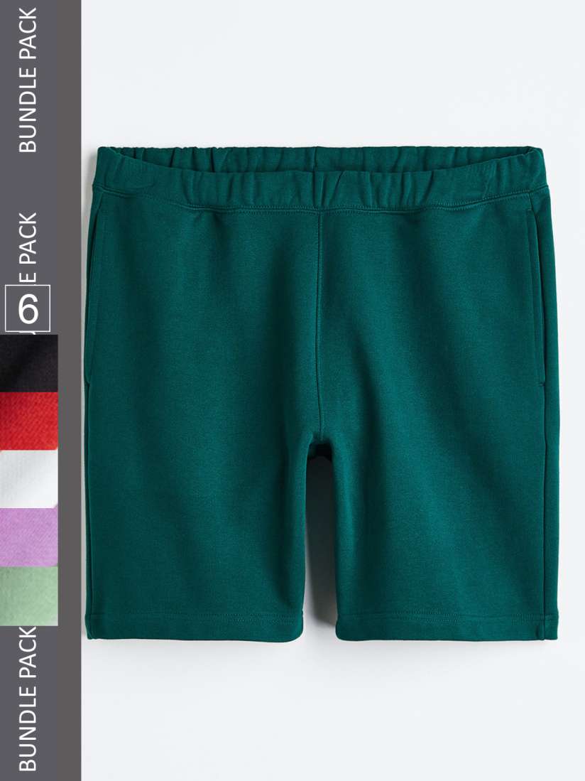 Buy H M Men Relaxed Fit Pure Cotton Jogger Shorts Shorts for Men 21211224 Myntra
