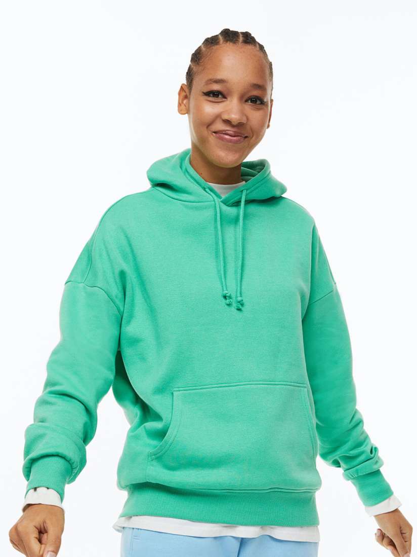 Buy H M Women Oversized Hoodie Sweatshirts for Women 21211414 Myntra