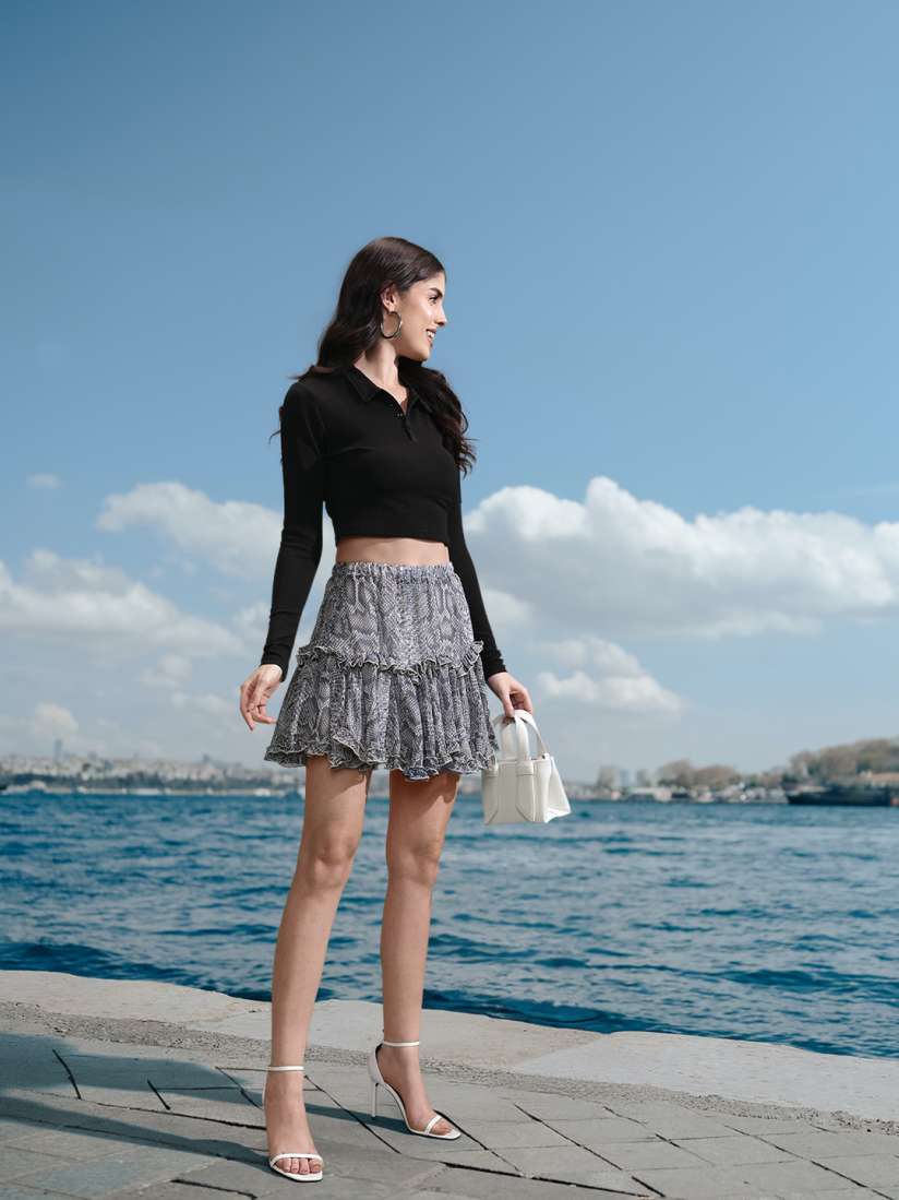 Leopard print mini skirt forever 21 cheap