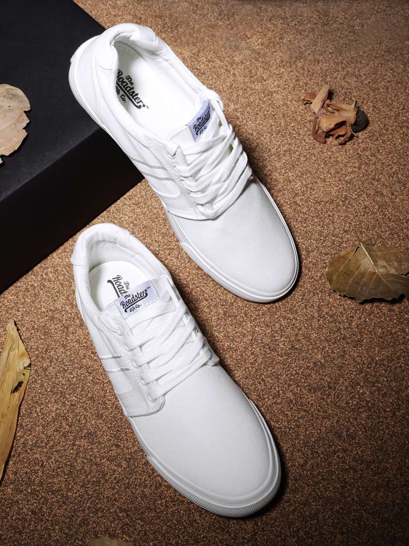 Buy Roadster Men White Sneakers Casual Shoes for Men 2121314 Myntra